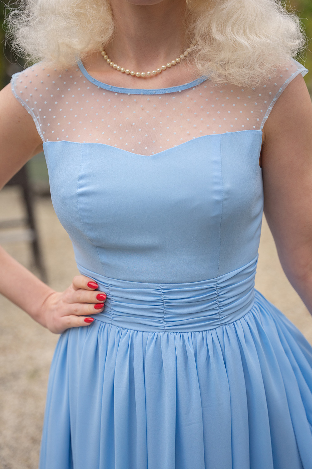 Pippa Sky Blue Bridesmaid Dress